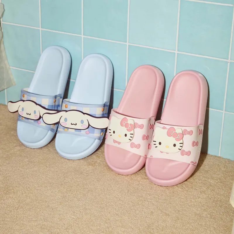 GUKOO x Sanrio Yugui Dog Slippers Light Blue-4