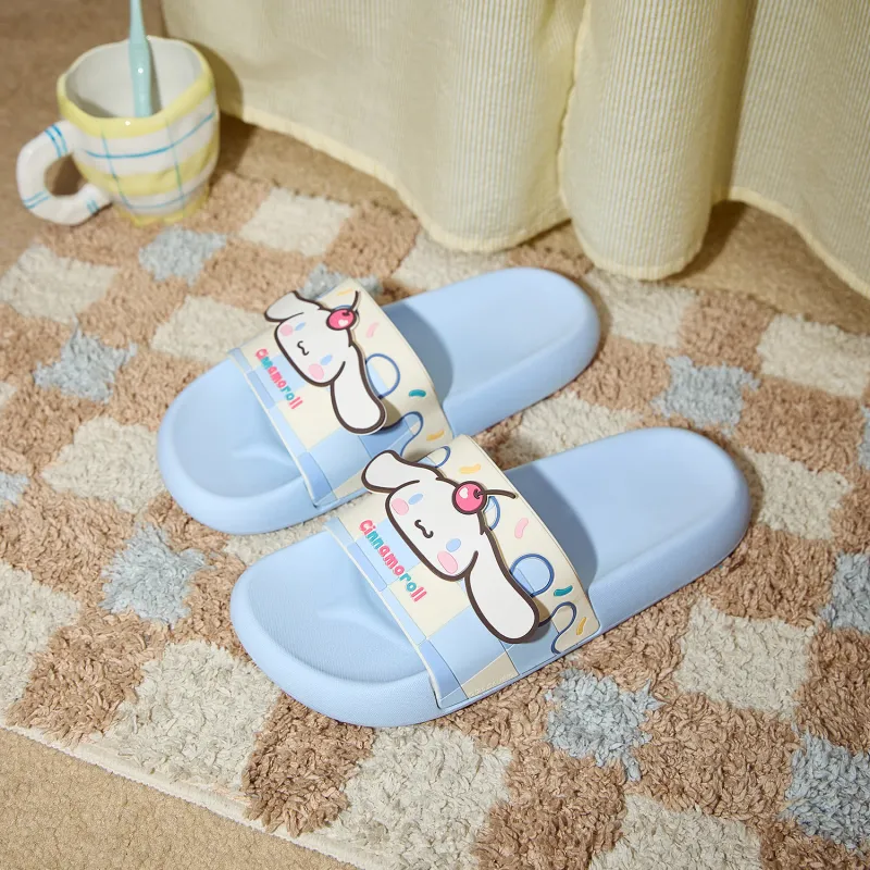 GUKOO x Sanrio Yugui Dog Slippers Misty Blue-2