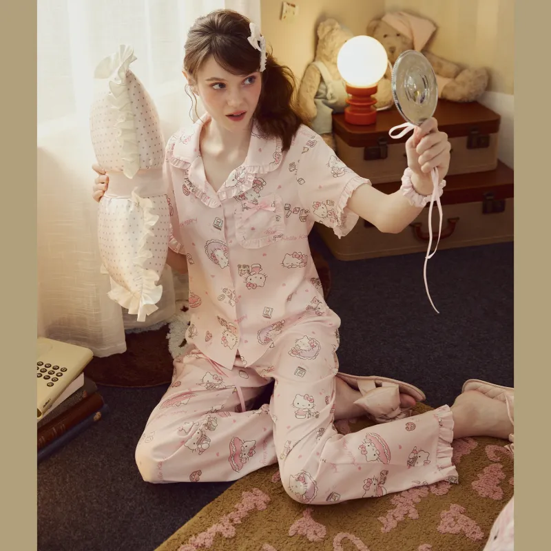 GUKOO x Hello Kitty/, Pajama Set Women's-3