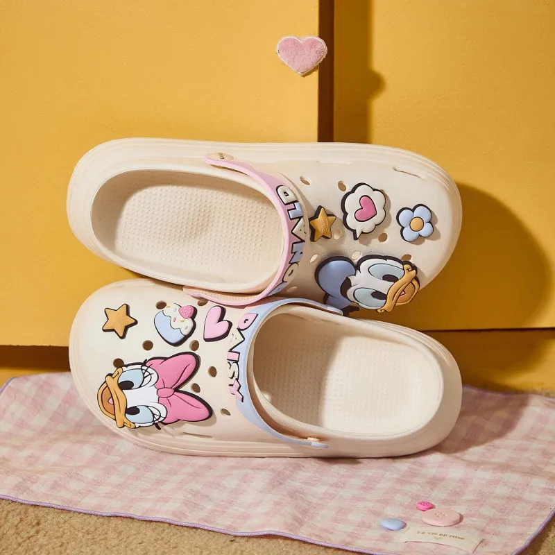 GUKOO x Disney Donald Duck Series Slippers Ecru-3