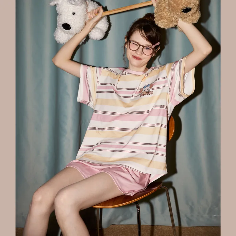 GUKOO x Mikko Pajama Set Women's Rose Pink-5