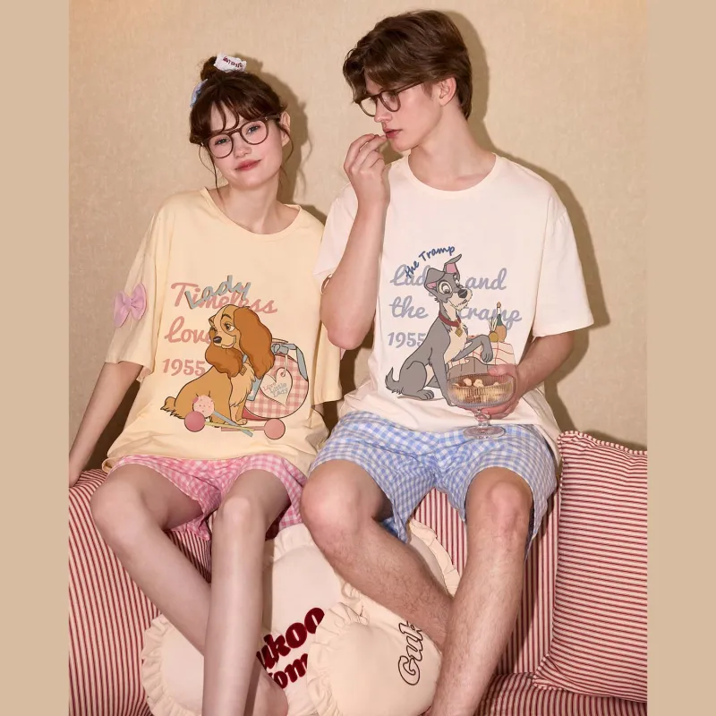 GUKOO x Disney Pajama Set Men's Pearl White-1