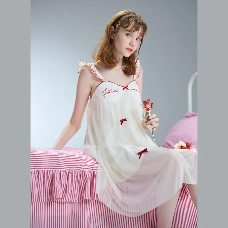 YSO Nightgown Women's Light Bud Yellow-3