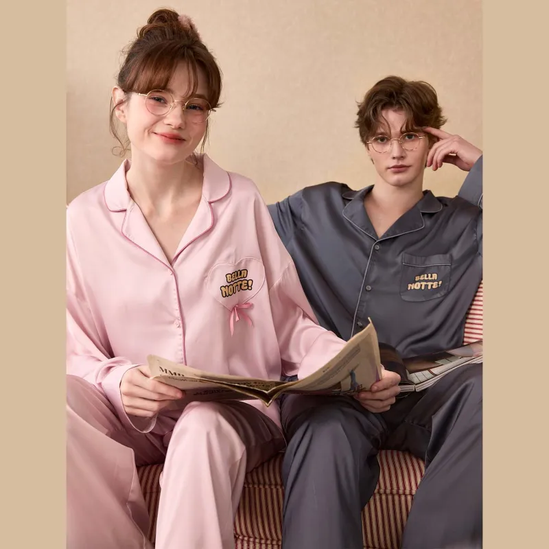 GUKOO x Disney Pajama Set Men's Dark Charcoal Gray-2