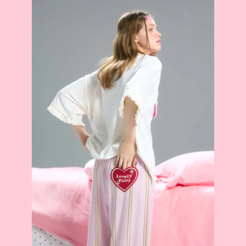 YSO Pajama Set Women's Raw White-4