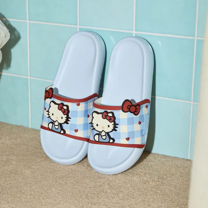 GUKOO x Hello Kitty Sanrio Series Slippers Light Blue-2