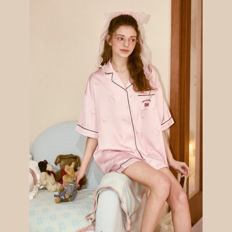 GUKOO x Hello Kitty Sanrio Series Pajama Set Women's-2