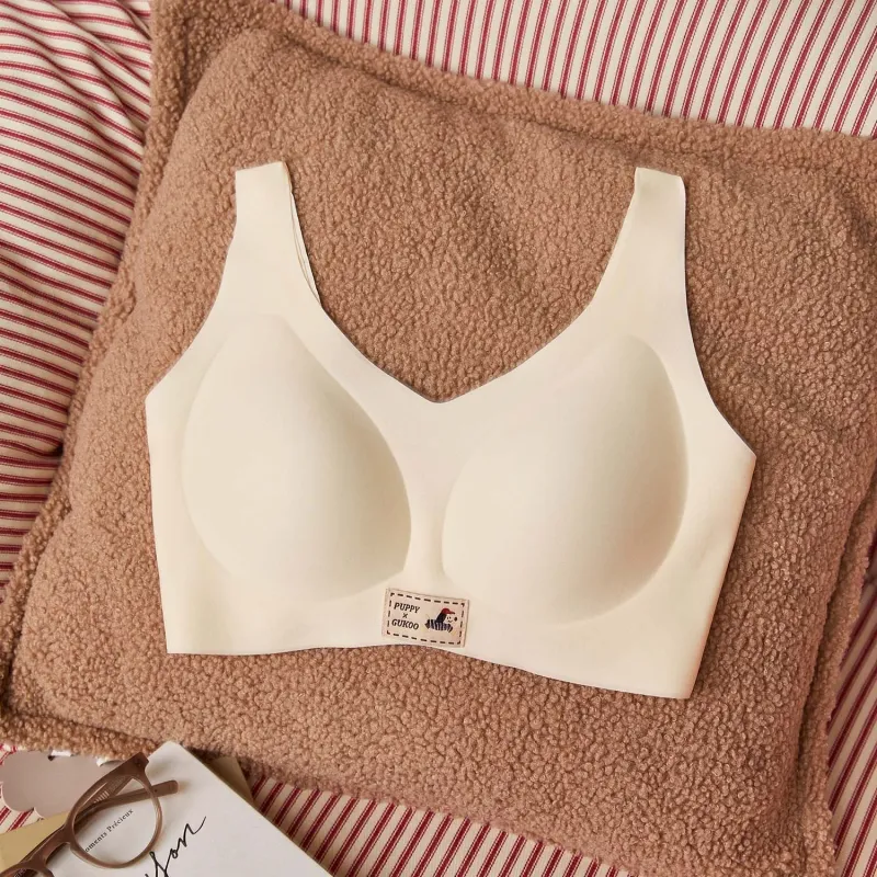 GUKOO x PAIDUIXIAOGOU LIANMINGKUAN Bra Women's Skin-5