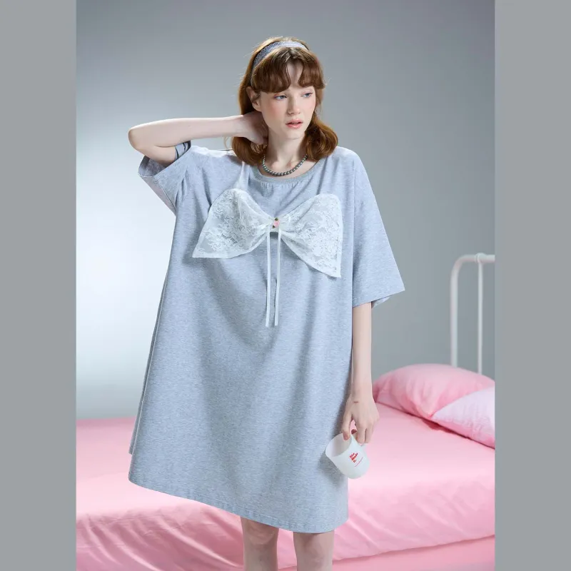 YSO Nightgown Women's Light Heather Gray-1