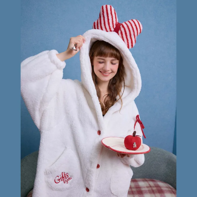 YSO Pajama Robe Women's Raw White-5