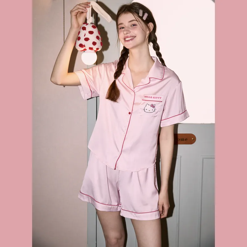 GUKOO x Hello Kitty/, Pajama Set Women's-4