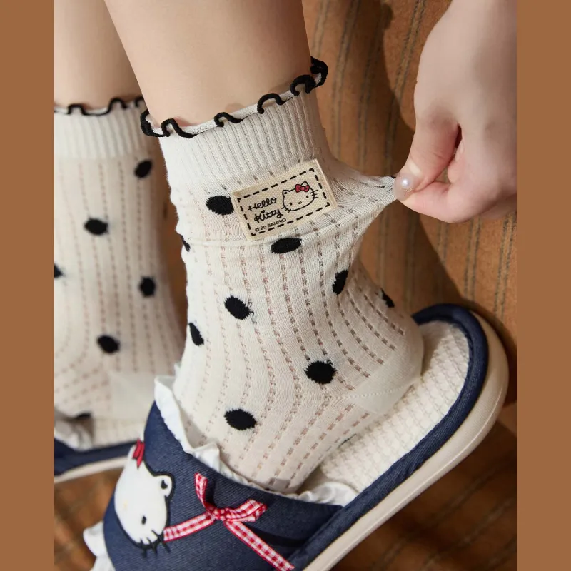 GUKOO x Hello Kitty Sanrio Series Mid Calf Socks Women's 3 Pack-4
