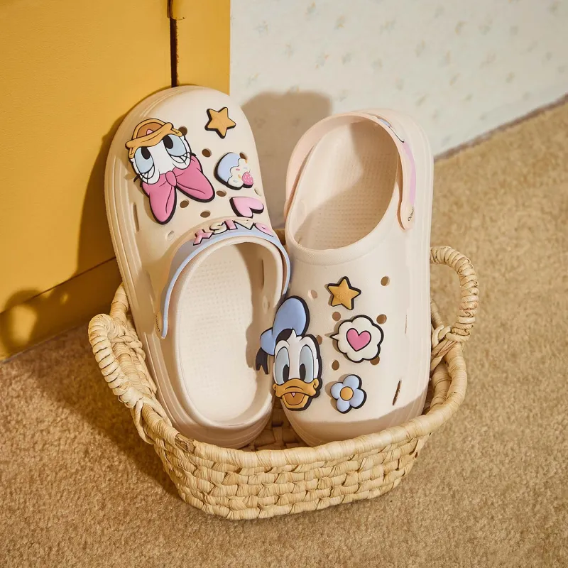 GUKOO x Disney Donald Duck Series Slippers Ecru-2