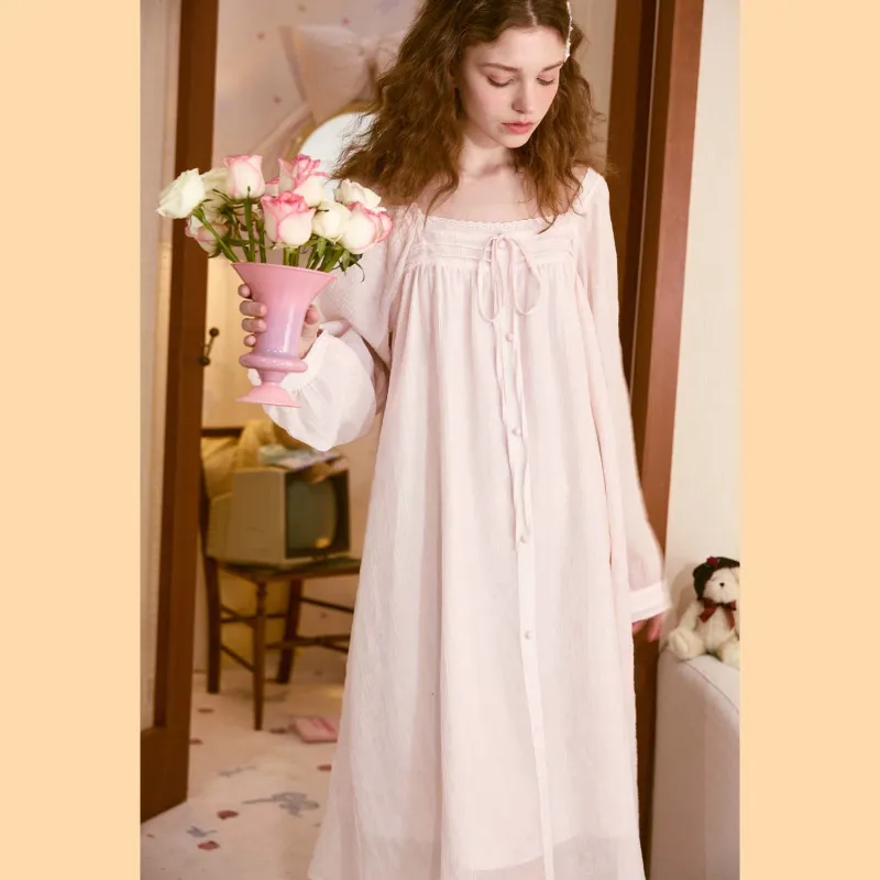 GUKOO Nightgown Women's Ballet Pink-2