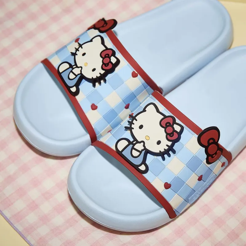 GUKOO x Hello Kitty Sanrio Series Slippers Light Blue-4