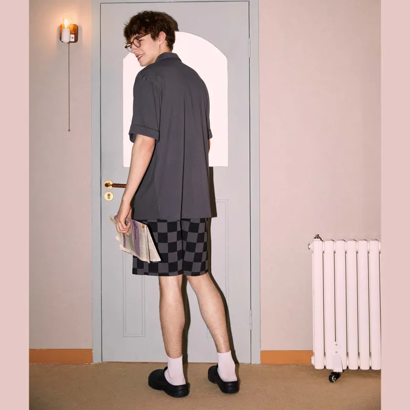 GUKOO Pajama Set Men's Coconut Ash-3