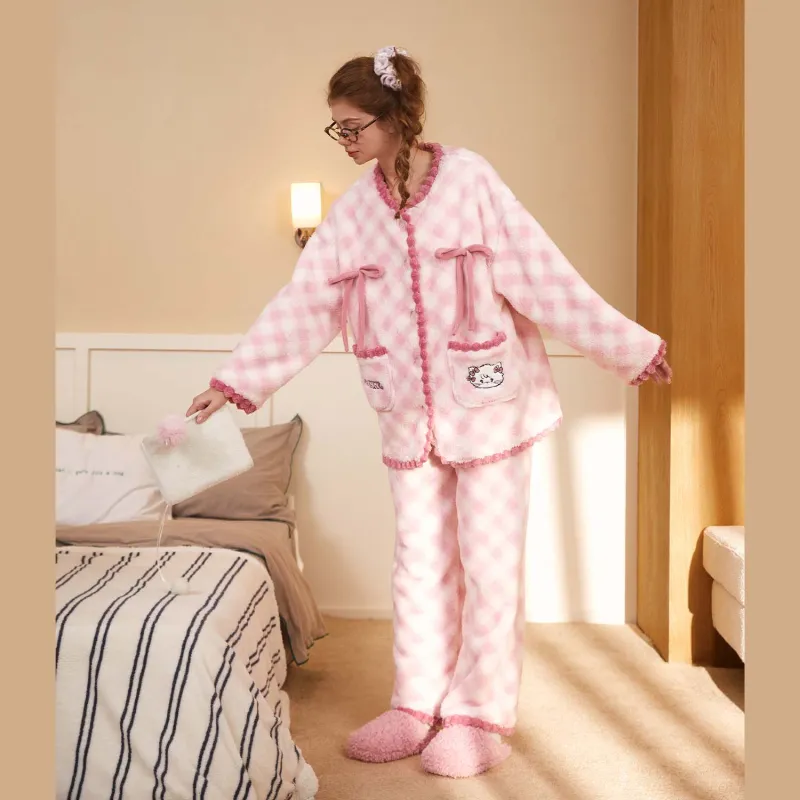 GUKOO x Mikko Pajama Set Women's Ballet Pink-3