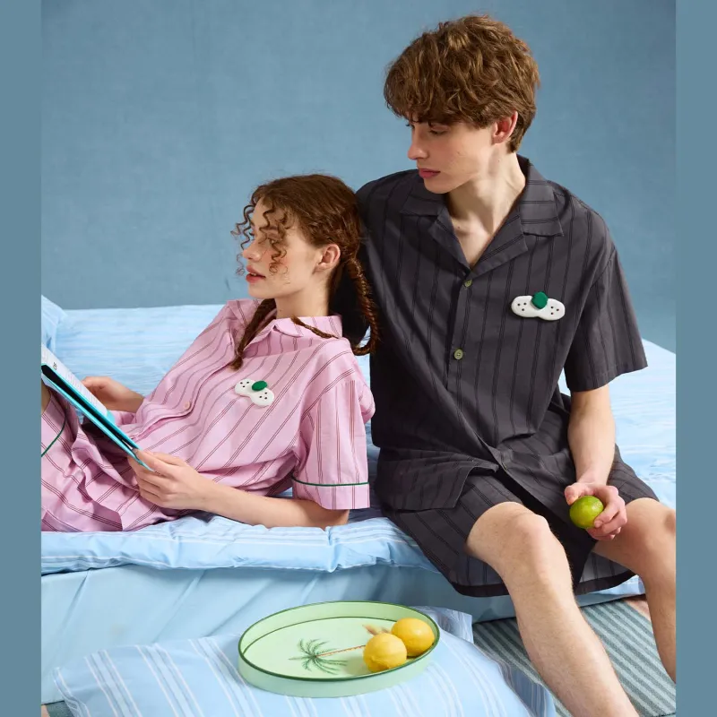 YSO Cool Cat Series Pajama Set Men's Lunar Rock-4