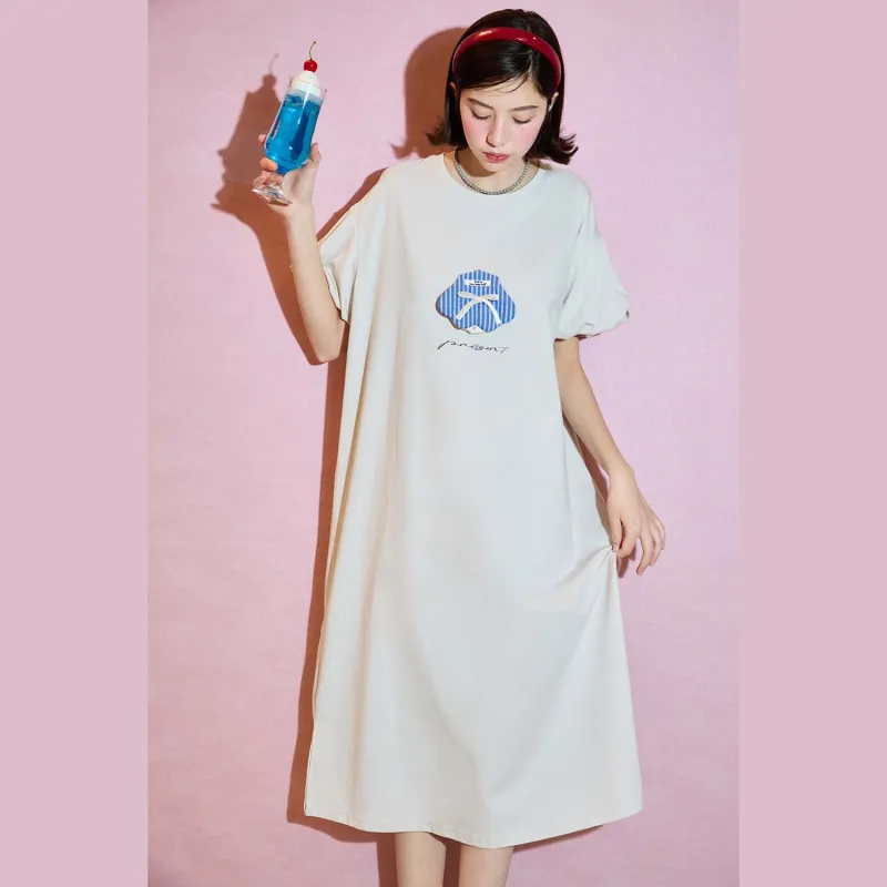 YSO Nightgown Women's Cheese White-1