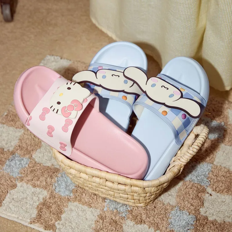 GUKOO x Sanrio Yugui Dog Slippers Light Blue-6