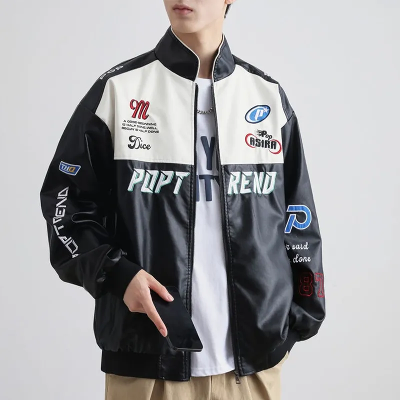 TESTUNG Leather Jackets Unisex-3