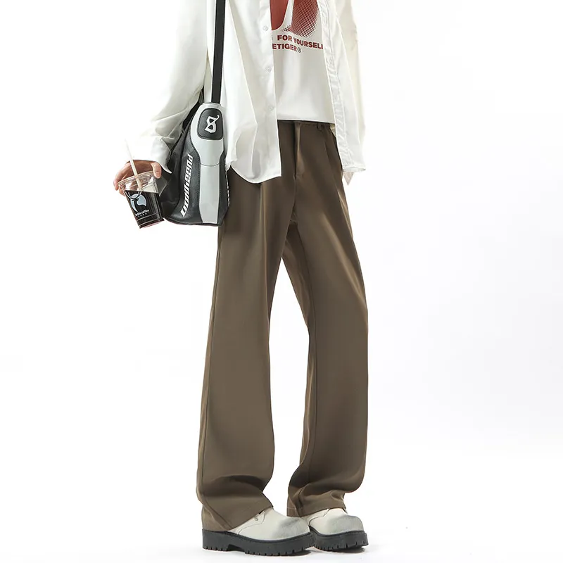 RAMPAGE Casual Pants Unisex Brown-1