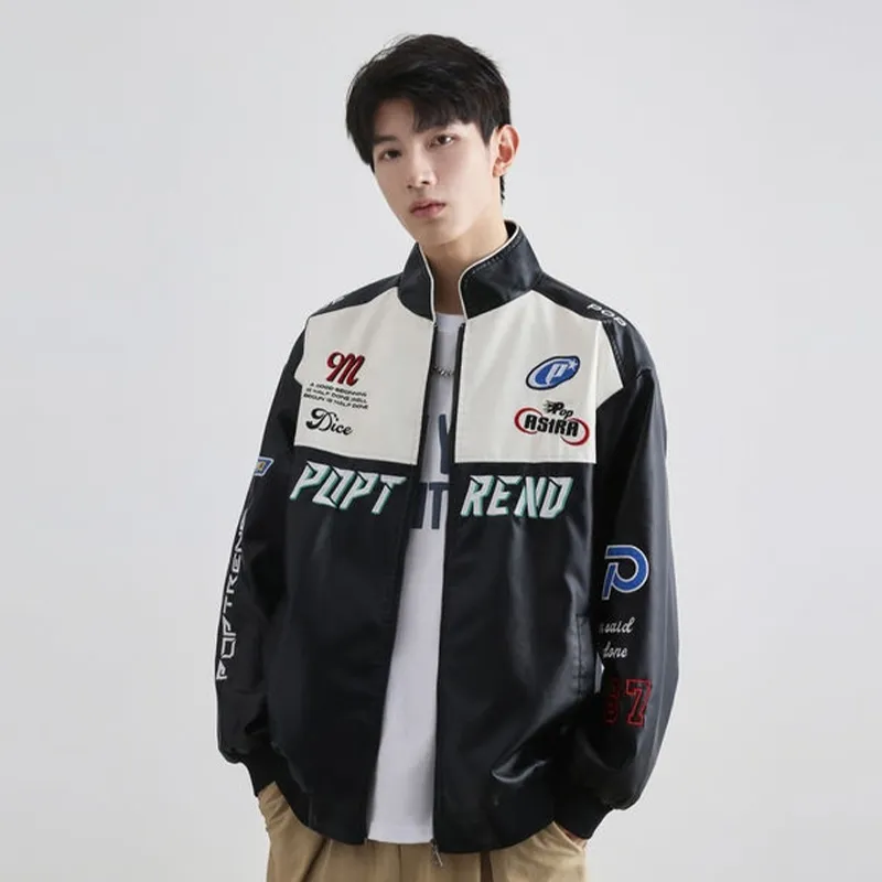 TESTUNG Leather Jackets Unisex-4