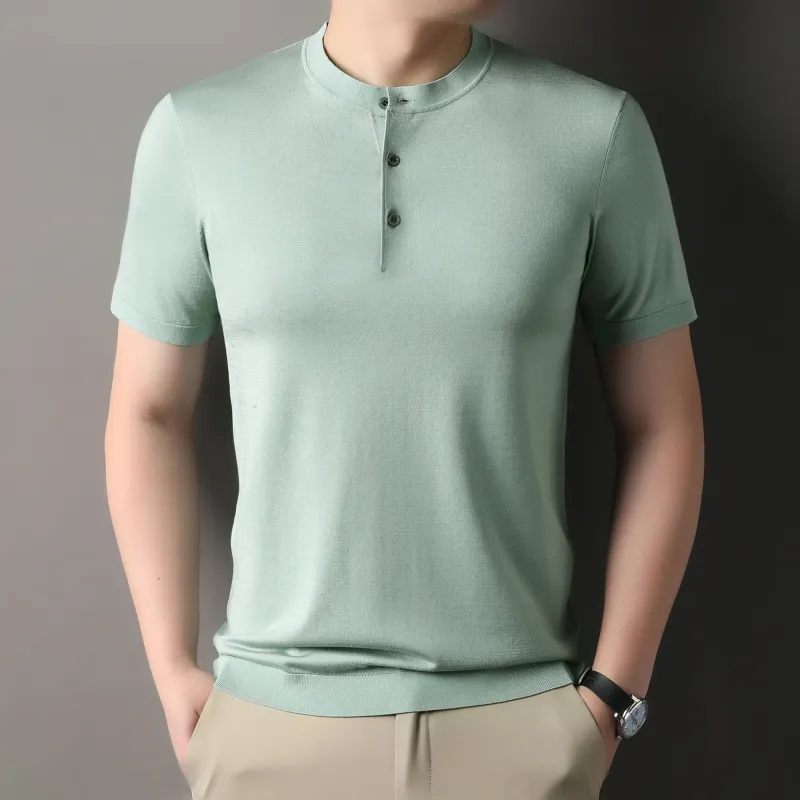 PIERRE CARDIN Knitted Fabric T Shirt Men's-11