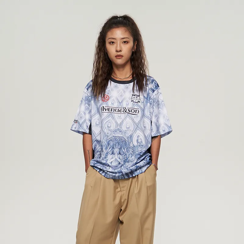 AVENUE&SON Soccer Jerseys Unisex White-2