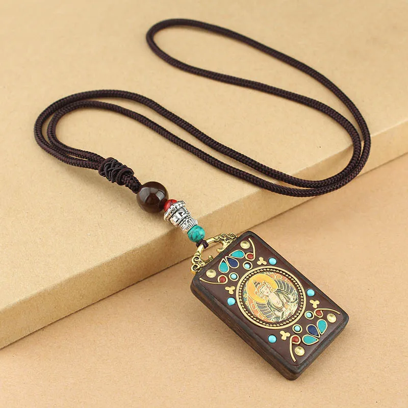 Fei Yu Wooden Necklaces Unisex-13