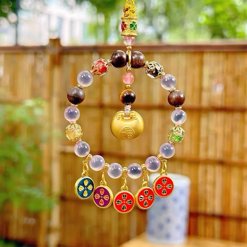 Fei Yu Golden Sandalwood Pendants Unisex-5