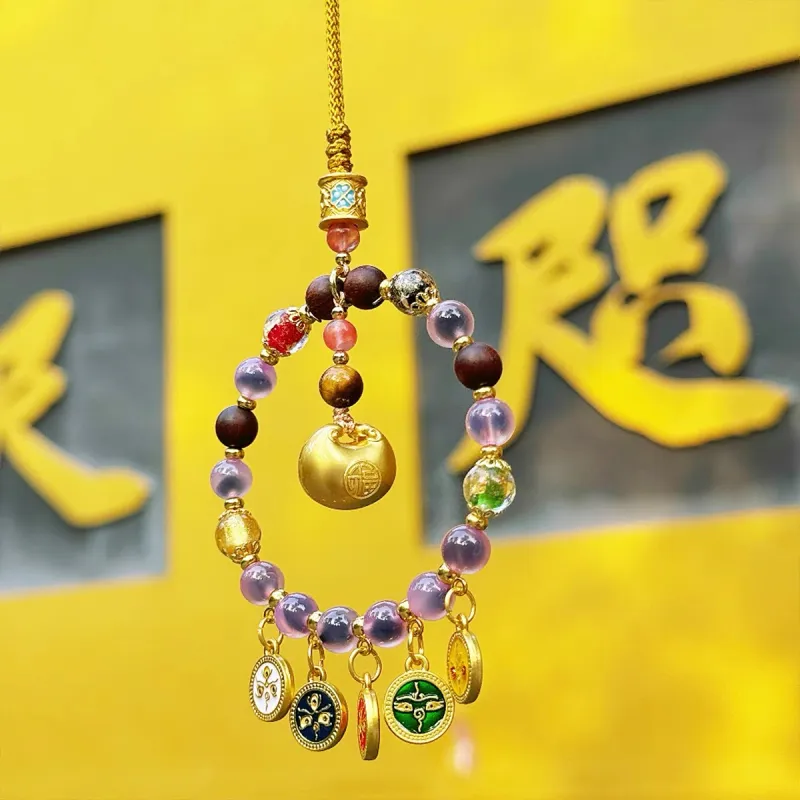 Fei Yu Golden Sandalwood Pendants Unisex-4