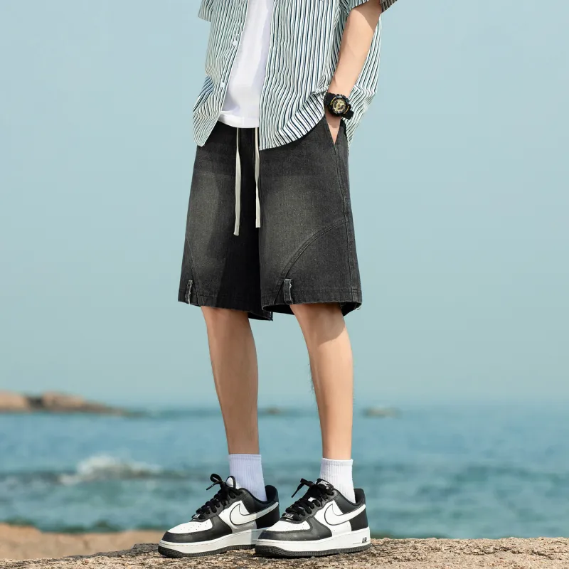 FREO3N Denim Shorts Unisex-9