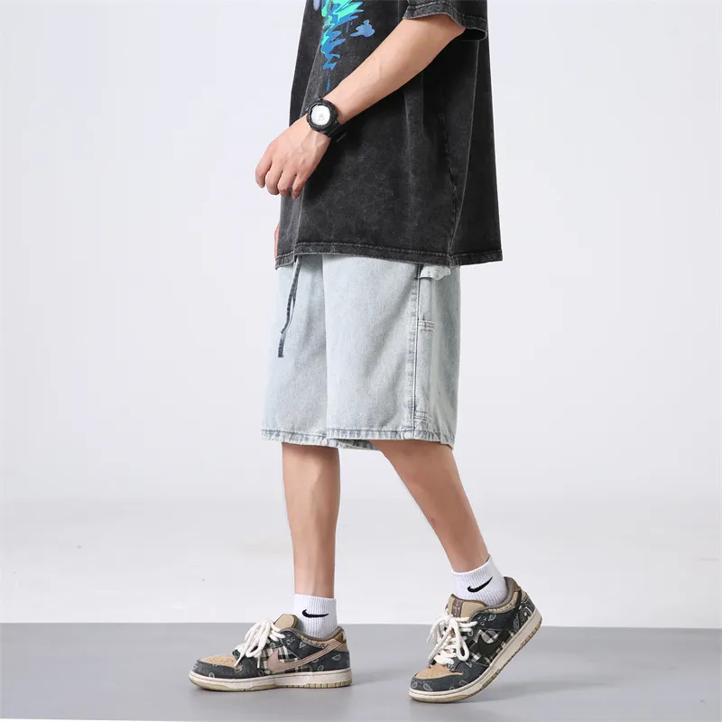 FREO3N Denim Shorts Unisex-2