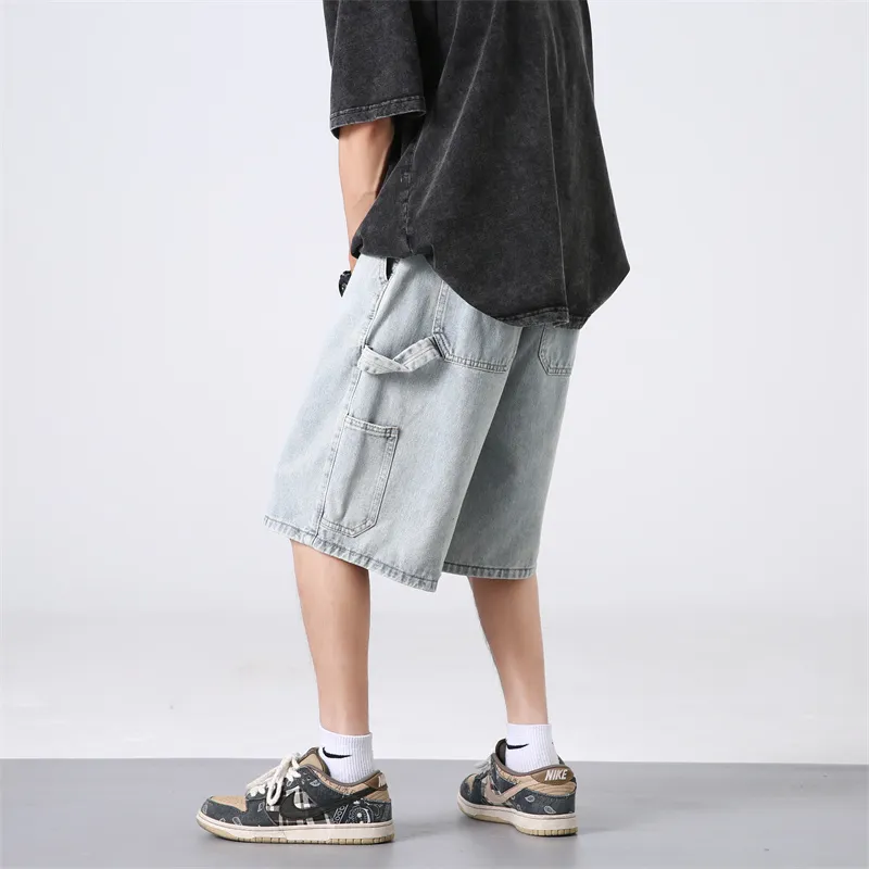 FREO3N Denim Shorts Unisex-3