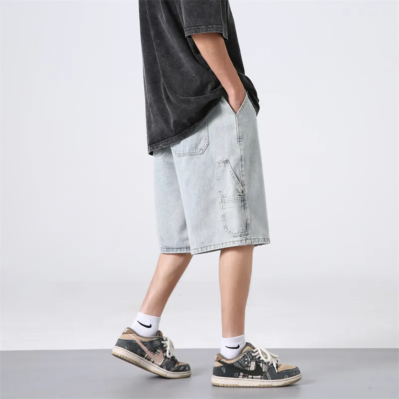 FREO3N Denim Shorts Unisex-4