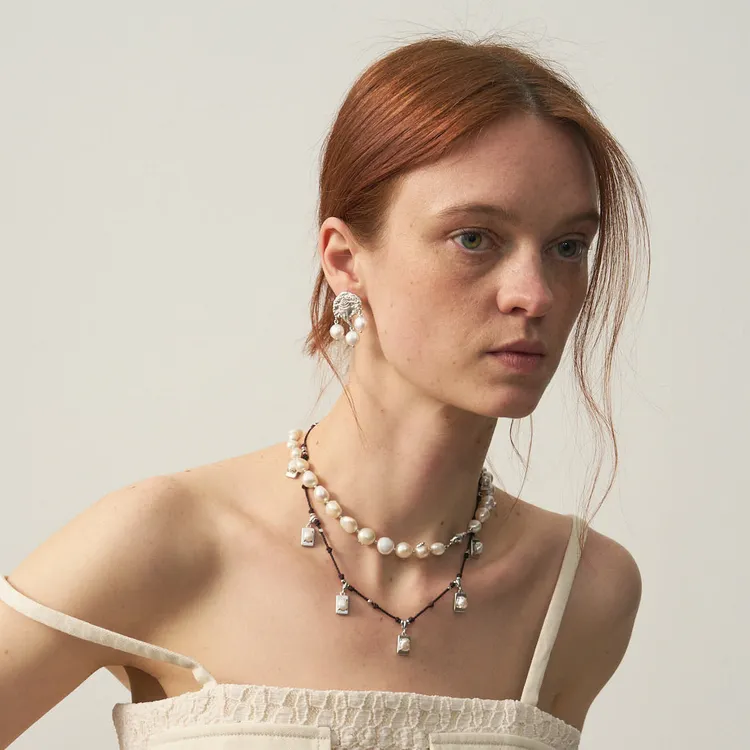 Lost In Echo Freshwater Pearl Necklaces Women's-7