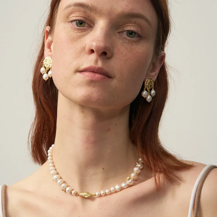 Lost In Echo Freshwater Pearl Necklaces Women's-2