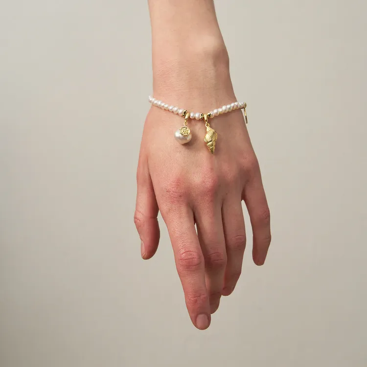Lost In Echo Copper Plated With 14k Gold Bracelets Women's-1