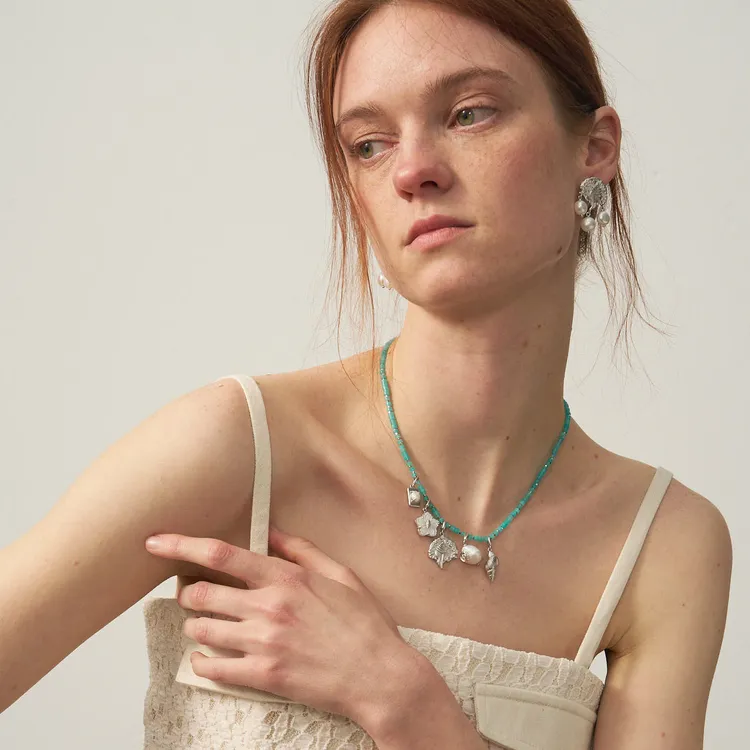 Lost In Echo Shell Necklaces Women's-1