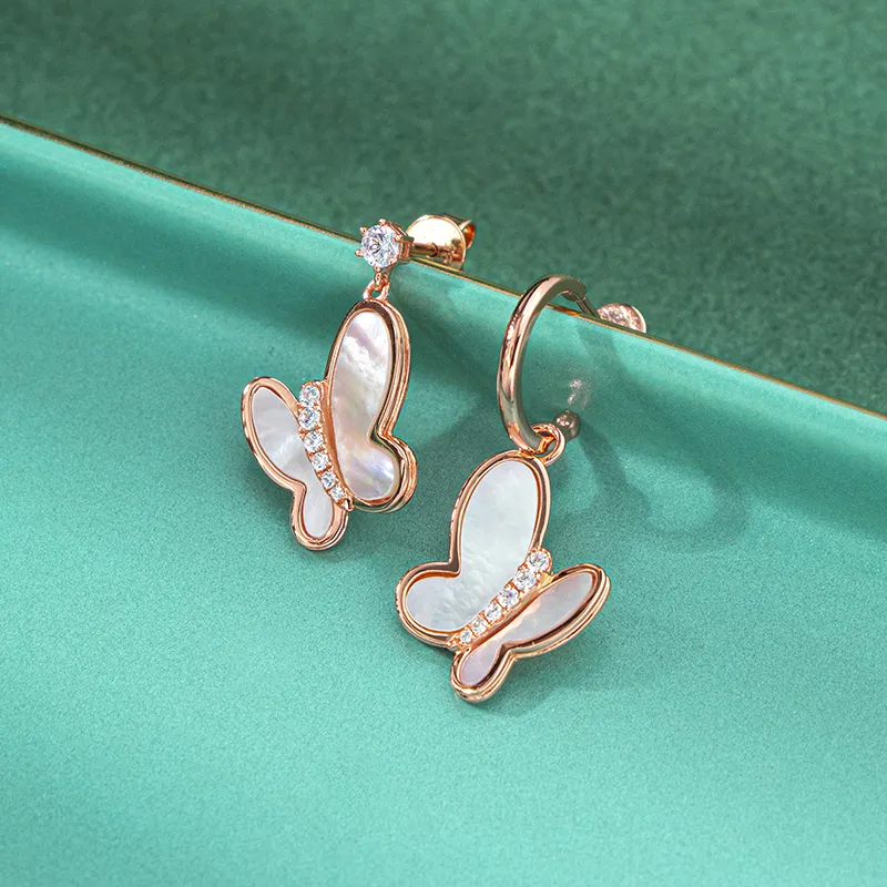 GAGA S925 Silver Earrings Women's-2