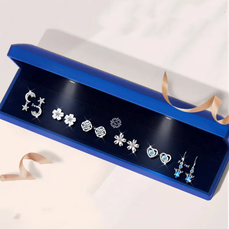 GAGA S999 Fine Silver Stud Earrings Women's-1