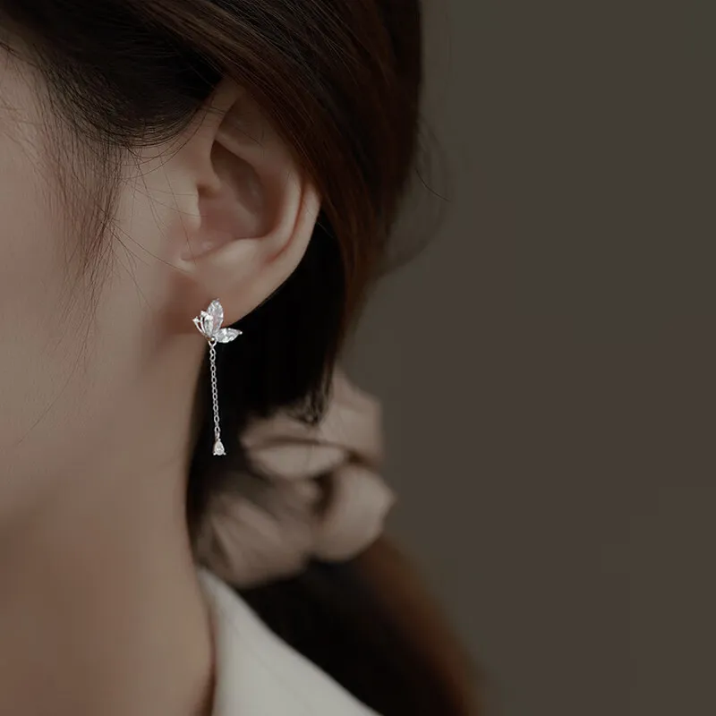 GAGA 999 Fine Silver Stud Earrings Women's-7