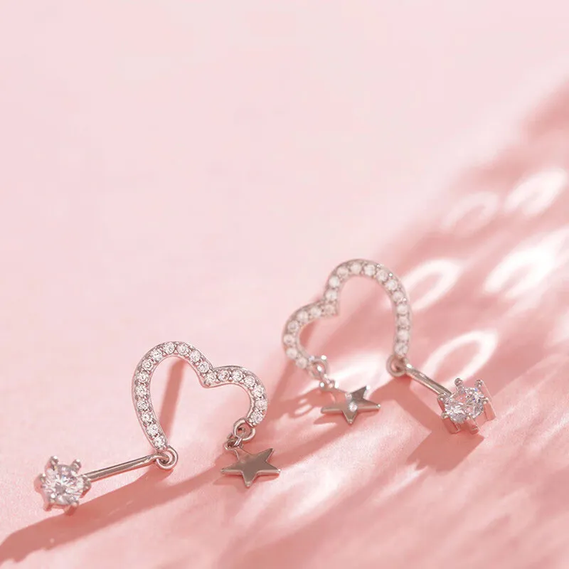 GAGA S925 Silver Stud Stud Earrings Women's-6