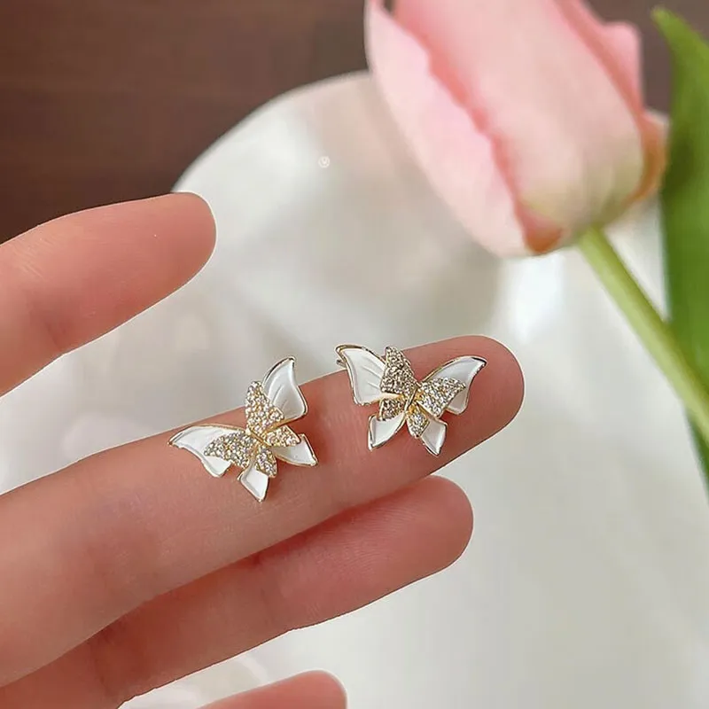 GAGA S925 Sterling Silver Stud Earrings Gift Goddess Women's-3
