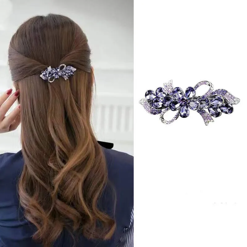 GAGA Amethyst Hair Clips Women's-1