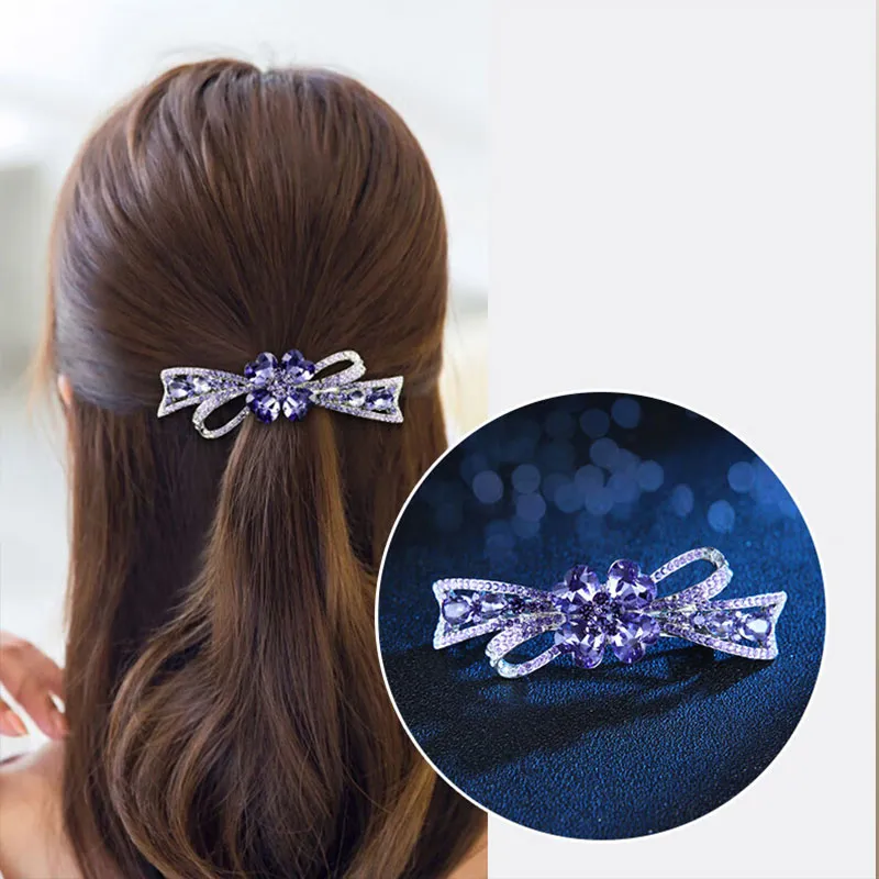 GAGA Amethyst Hair Clips Women's-2