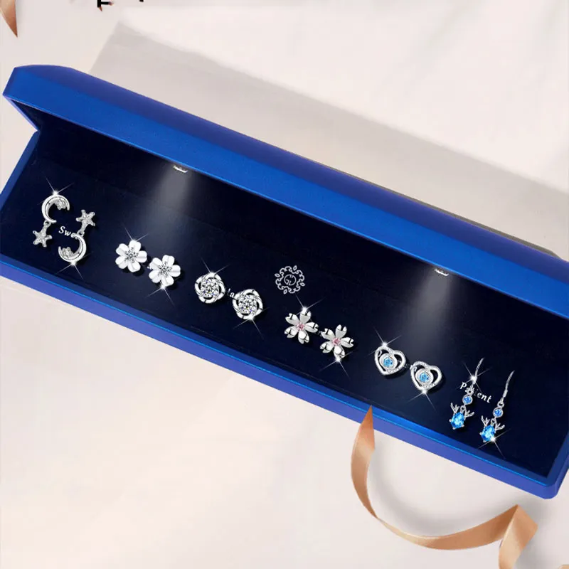 GAGA S999 Fine Silver Stud Earrings Women's-3
