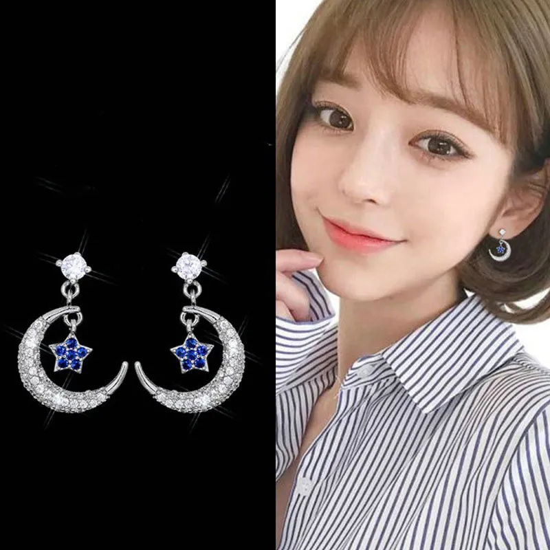 GAGA S925 Sterling Silver Stud Earrings Box Practical Romantic Surprise Stud Earrings Women's-3