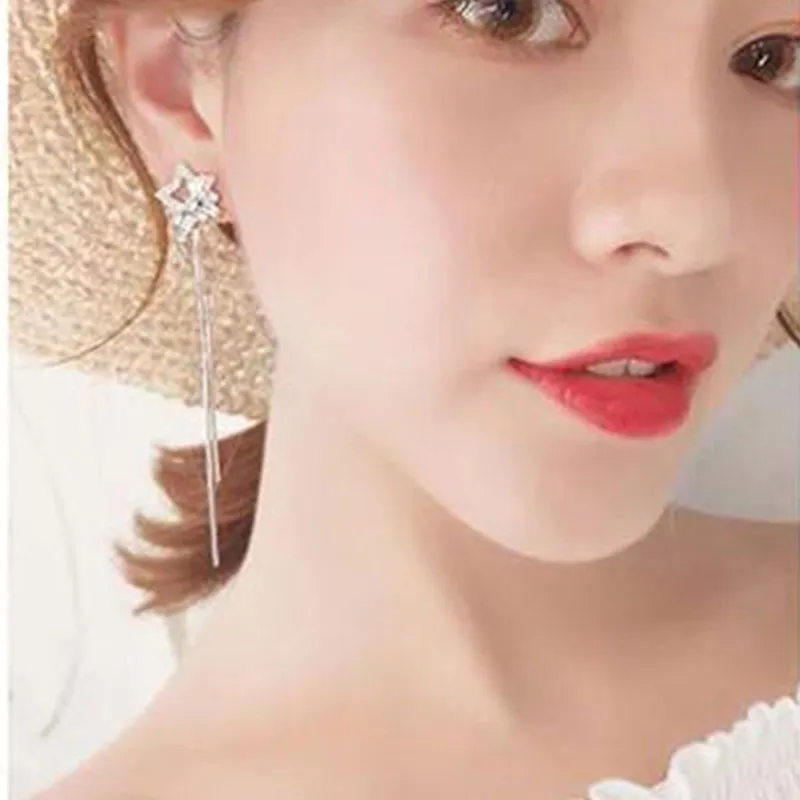 GAGA S925 Sterling Silver Stud Stud Earrings Women's-4